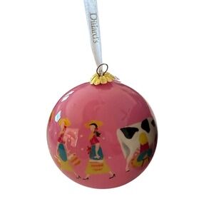 Dillard's Christmas Ornament The 12 Days of Christmas Series 8 Maids a Milking